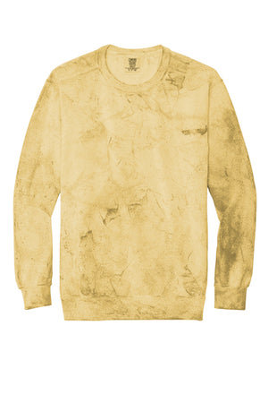 1545 Comfort Colors® Color Blast Crewneck Sweatshirt- BLACK imprint