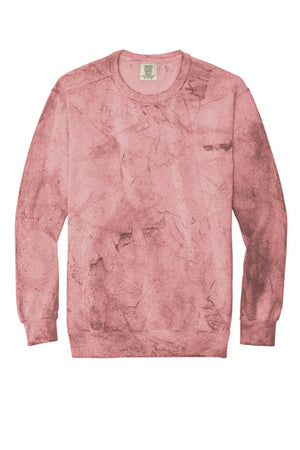 1545 Comfort Colors® Color Blast Crewneck Sweatshirt- BLACK imprint