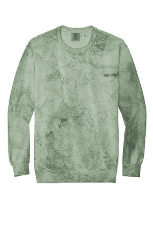 1545 Comfort Colors® Color Blast Crewneck Sweatshirt- BLACK imprint