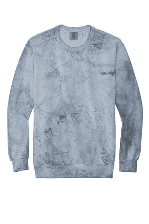 1545 Comfort Colors® Color Blast Crewneck Sweatshirt- BLACK imprint