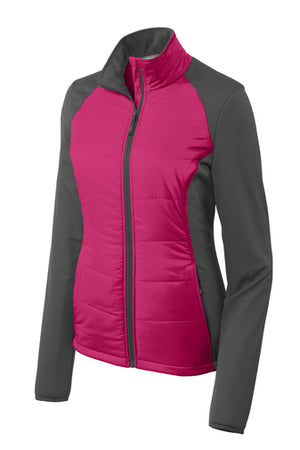 J787/L787 Port Authority® Hybrid Soft Shell Jacket-EMBROIDERY