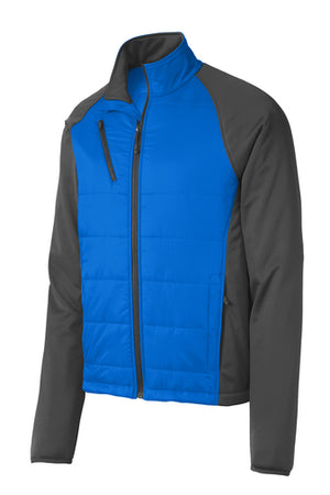 J787/L787 Port Authority® Hybrid Soft Shell Jacket-EMBROIDERY