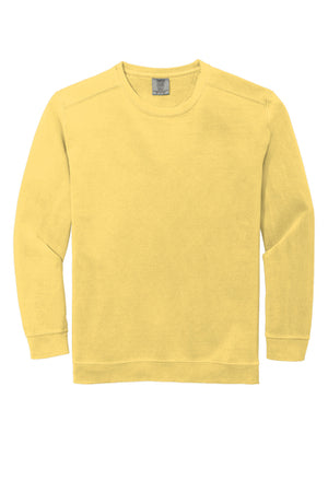 566 Comfort Colors ® Ring Spun Crewneck Sweatshirt-WHITE IMPRINT