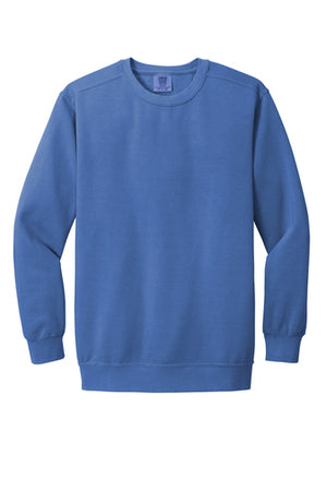 566 Comfort Colors ® Ring Spun Crewneck Sweatshirt-WHITE IMPRINT