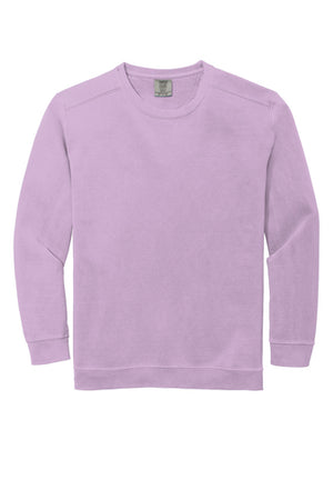 566 Comfort Colors ® Ring Spun Crewneck Sweatshirt-WHITE IMPRINT