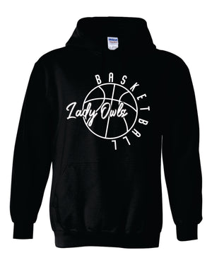 BMS Gildan - Heavy Blend™ Hooded Sweatshirt - 18500 Lady Owls Basketball
