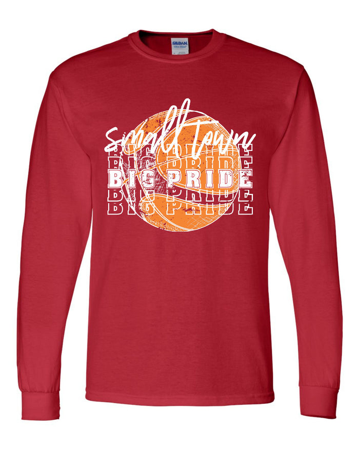 BMS Gildan - DryBlend® 50/50 Long Sleeve T-Shirt - 8400 Small Town/Big Pride