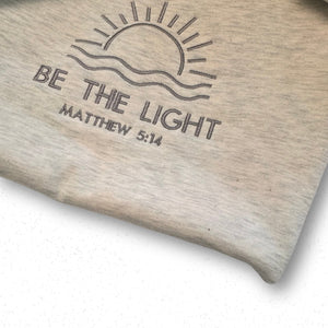 Be the Light - embroidered crewneck