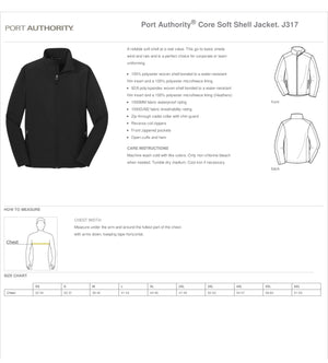 Versailles Alumni Port Authority® Core Soft Shell Jacket J317/L317
