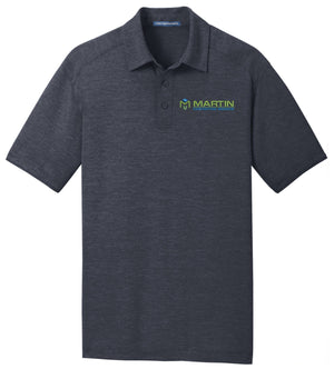 Martin Construction Resources K574 Port Authority® Digi Heather Performance Polo-Embroidery