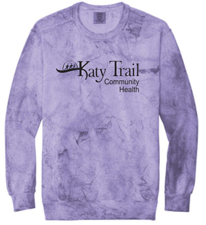 1545 Comfort Colors® Color Blast Crewneck Sweatshirt- BLACK imprint
