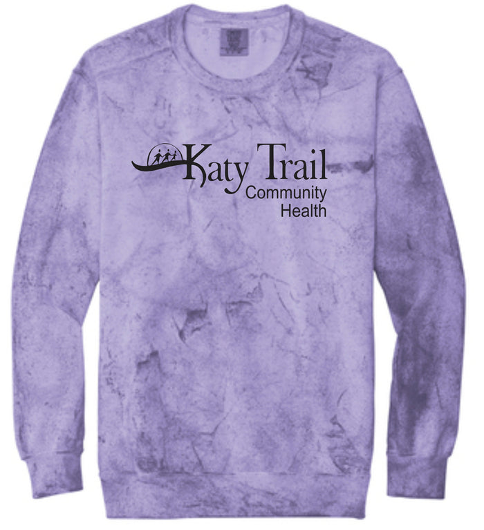 1545 Comfort Colors® Color Blast Crewneck Sweatshirt- BLACK imprint