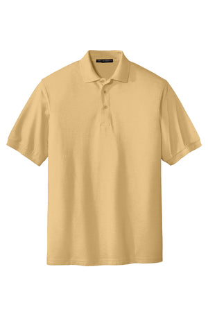 K500/L500 Port Authority® Silk Touch™ Polo- BLACK Embroidery