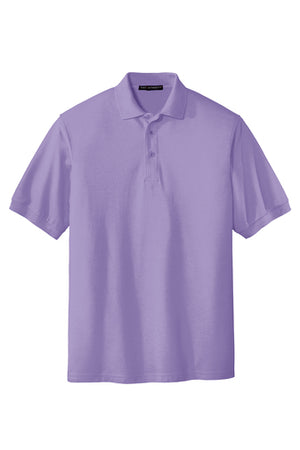 K500/L500 Port Authority® Silk Touch™ Polo- BLACK Embroidery