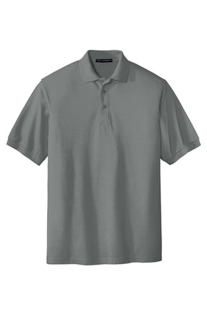 K500/L500 Port Authority® Silk Touch™ Polo- BLACK Embroidery