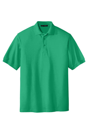 K500/L500 Port Authority® Silk Touch™ Polo- BLACK Embroidery
