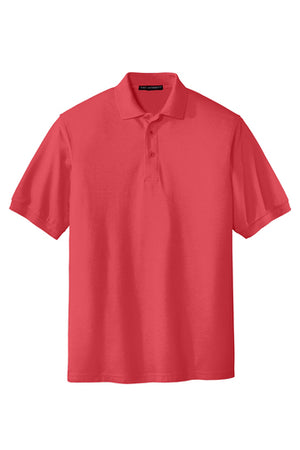 K500/L500 Port Authority® Silk Touch™ Polo- BLACK Embroidery