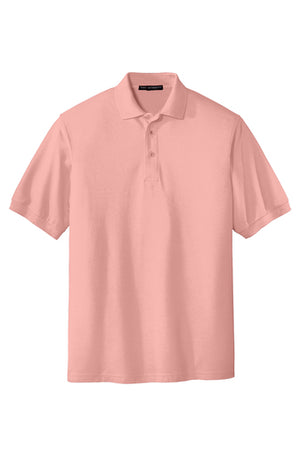 K500/L500 Port Authority® Silk Touch™ Polo- BLACK Embroidery