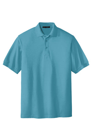 K500/L500 Port Authority® Silk Touch™ Polo- BLACK Embroidery