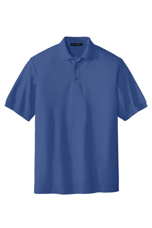 K500/L500 Port Authority® Silk Touch™ Polo--WHITE Embroidery