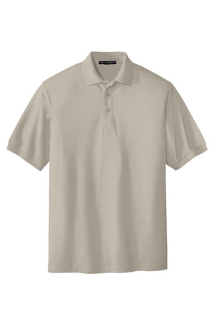 K500/L500 Port Authority® Silk Touch™ Polo- BLACK Embroidery