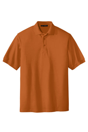 K500/L500 Port Authority® Silk Touch™ Polo- BLACK Embroidery