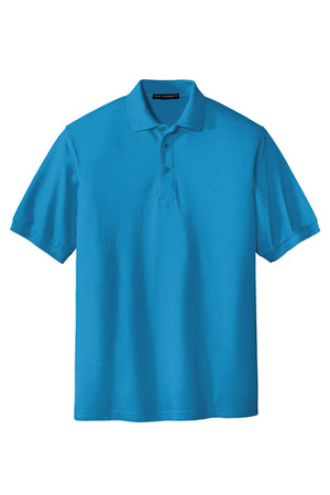 K500/L500 Port Authority® Silk Touch™ Polo- BLACK Embroidery