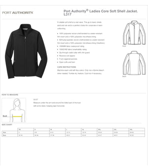 Versailles Alumni Port Authority® Core Soft Shell Jacket J317/L317