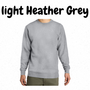Be the Light - embroidered crewneck