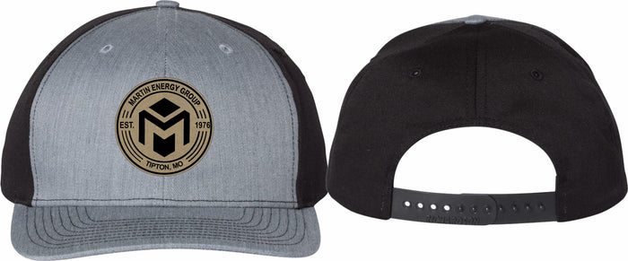 Martin Energy Group Richardson 312 Twill Back Trucker Cap Leather Patch