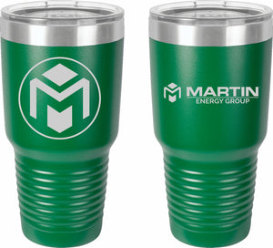 Martin Energy Group 30oz Tumbler w/ Slider Lid- Laser Engraved