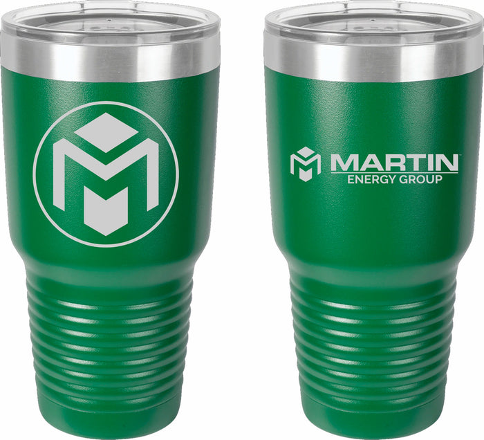 Martin Energy Group 30oz Tumbler w/ Slider Lid- Laser Engraved