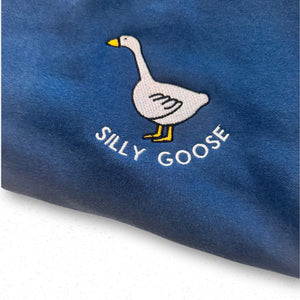 Silly Goose - embroidered crewneck