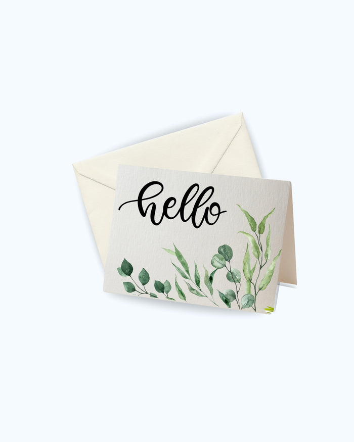 Greeting Cards with Blank A4 Envelopes- 6"x 8" Pre-Scored to Fold to 4" x 6"