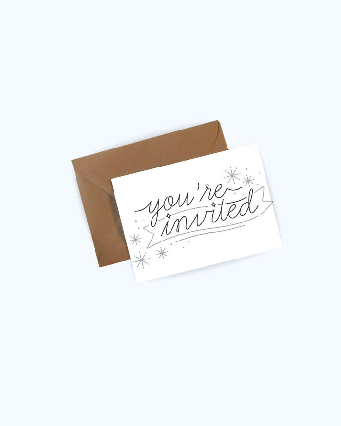 Invitations with Blank Envelopes