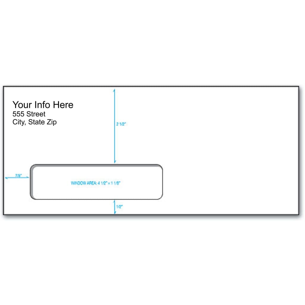 Standard Envelope Size Template