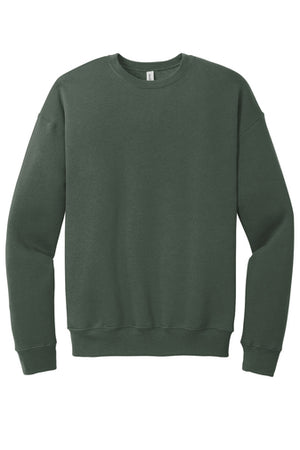 3945 BELLA+CANVAS ® Unisex Sponge Fleece Drop Shoulder Sweatshirt-WHITE IMPRINT