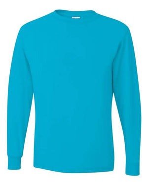 JERZEES - Dri-Power® Long Sleeve 50/50 T-Shirt - 29LSR (BLACK IMPRINT)
