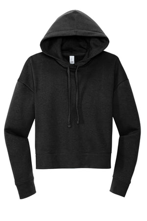 DT6101 District® Women’s V.I.T.™ Fleece Hoodie- WHITE IMPRINT