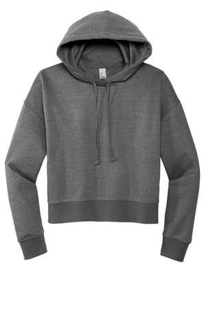 DT6101 District® Women’s V.I.T.™ Fleece Hoodie- WHITE IMPRINT
