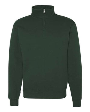 JERZEES - Nublend® Cadet Collar Quarter-Zip Sweatshirt - 995MR (WHITE EMBROIDERY)