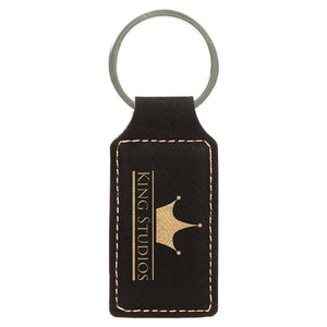 Leatherette Key Chain - Laser Engraved