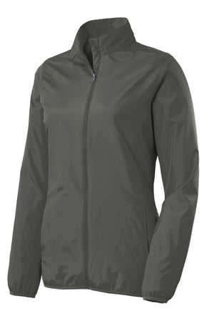 L344  Port Authority® Ladies Zephyr Full-Zip Jacket (WHITE EMBROIDERY)