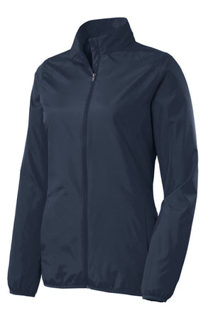 L344  Port Authority® Ladies Zephyr Full-Zip Jacket (WHITE EMBROIDERY)