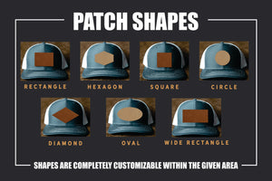 Richardson Trucker Cap-Leather Patch