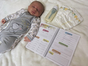 Baby Schedule Tracker Booklet