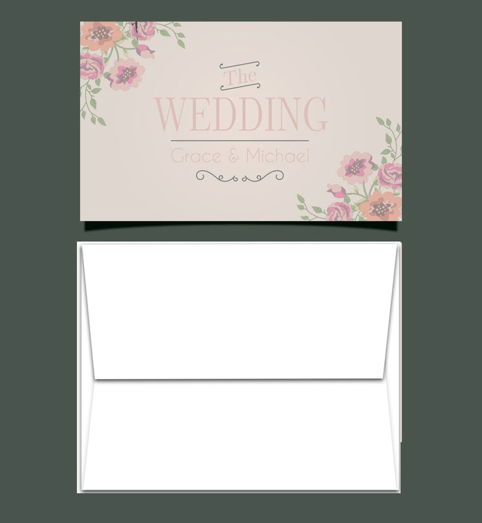 Invitations with Blank Envelopes