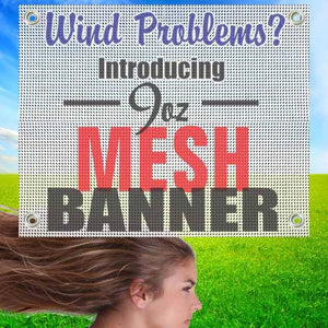 Mesh Banners - vinyl banner
