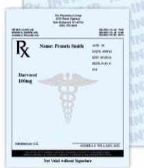 RX Prescription Pads - 4.25" x 5.50"